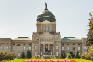 The state capitol complex in Helena, Montana.